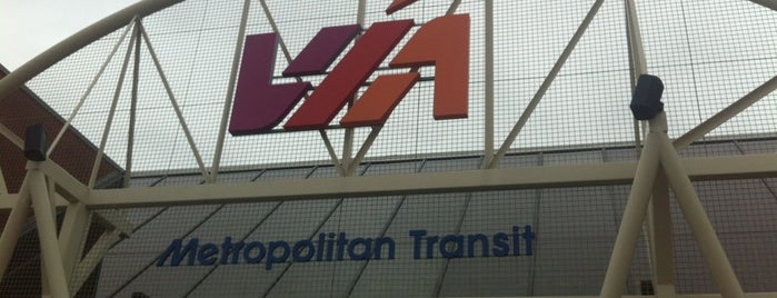 VIA Metropolitan Transit is one of Work.