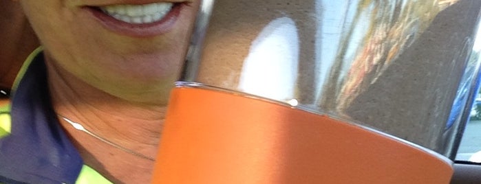 Dunkin' is one of Julie's things to do.