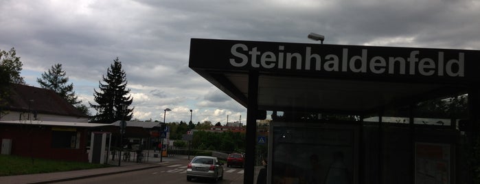 U Steinhaldenfeld is one of U-Bahn Stuttgart.