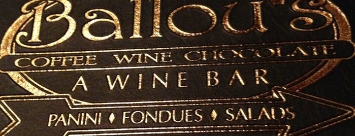 Ballou's Wine Bar is one of New Haven.