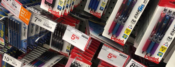 Staples is one of Places.