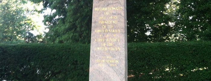 William H. Taft's Grave is one of Lizzie'nin Beğendiği Mekanlar.