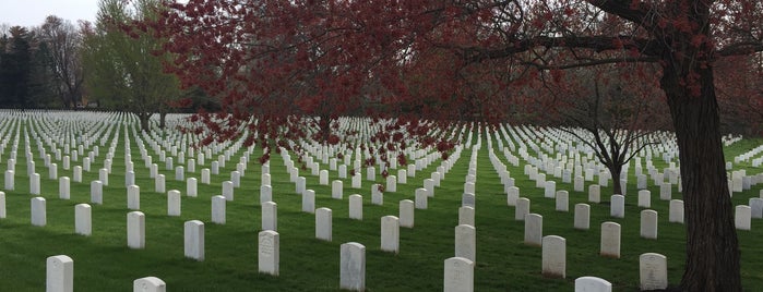 Zachary Taylor National Cemetery is one of MD-VA-KY-OH-PA.