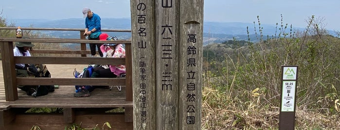 高鈴山 山頂 is one of 花の百名山.