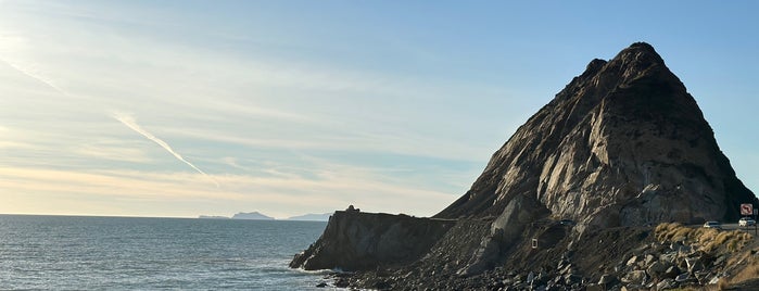 Mugu Rock is one of Road Trip: California's Pacific Coast Highway.