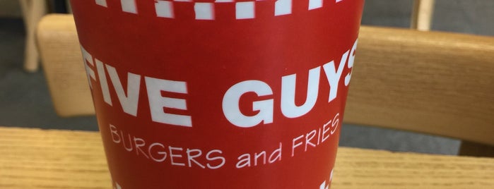 Five Guys is one of Been there! Aka My Favs.