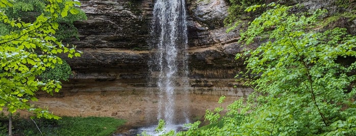 Munising Falls is one of UP.