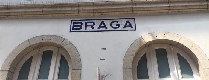 Железнодорожный вокзал Брага is one of Portugal 🇵🇹.