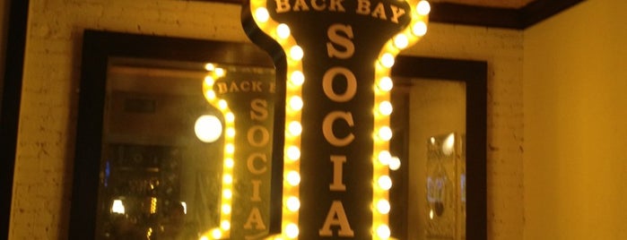 Back Bay Social Club is one of Boston.