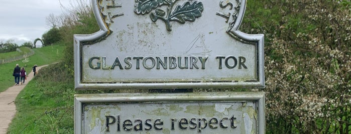 Glastonbury Tor is one of \.