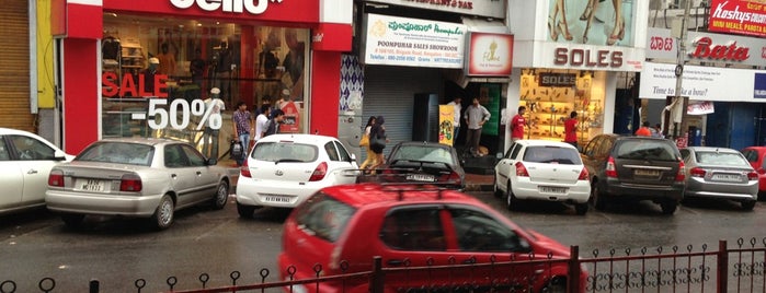 Brigade Road is one of Places to visit in Bangalore.