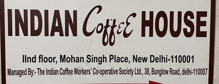Indian Coffee House is one of delhi.