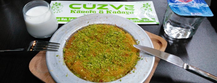 CÜZVE Künefe & Kadayıf is one of Malatya.