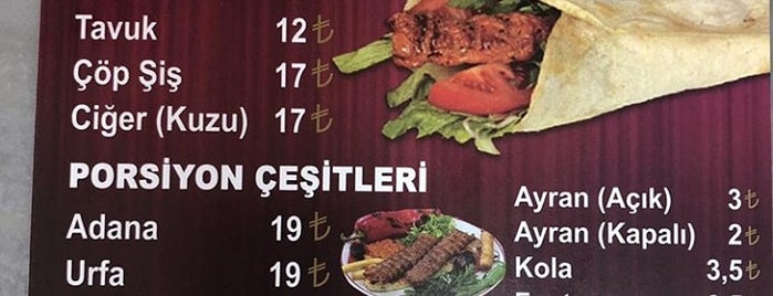 Dumanlı Dürüm Evi is one of Kebap ve Köfte.