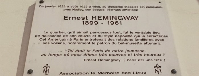 Hemingway Lived Here is one of Arthur'un Beğendiği Mekanlar.