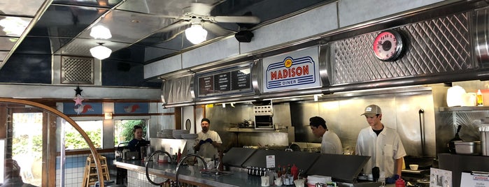 The Madison Diner is one of Tempat yang Disukai Rachel.