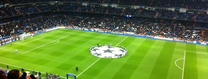 Santiago Bernabéu Stadium is one of Spain.