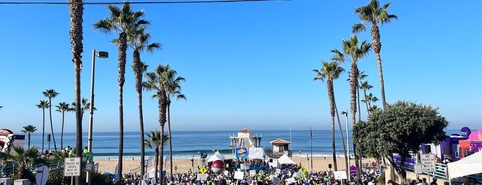 Manhattan Beach Pier To Hermosa Beach Pier Run is one of Tempat yang Disukai Matías.