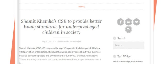 CSR activity to promote ancient culture in society