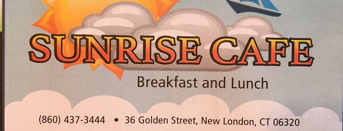 Sunrise Cafe is one of Orte, die Lizzie gefallen.