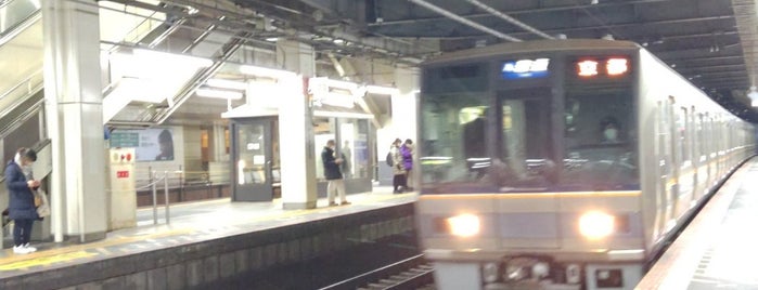 JR住吉駅 1-2番のりば is one of JR神戸線の駅ホーム.