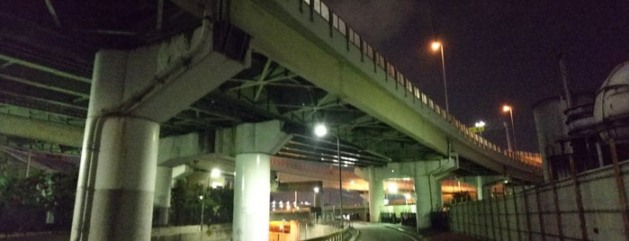 加島出入口 is one of 阪神高速11号池田線.