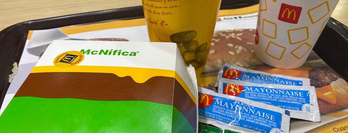 McDonald's is one of South/Central America.