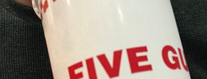 Five Guys is one of Studio Eats.