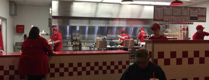 Five Guys is one of Charleston Hot Checkins.