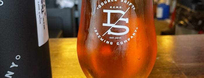 Double Shift Brewing Company is one of KC Q and Brew.
