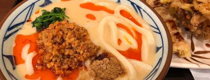 丸亀製麺 is one of 良く行く食い物屋.