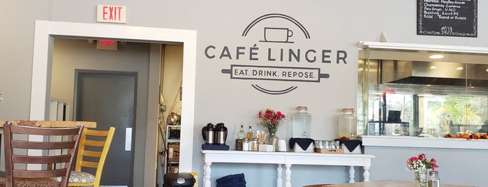 Cafe Linger is one of สถานที่ที่บันทึกไว้ของ Kimmie.