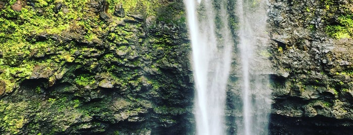Hanakapi'ai Falls is one of Kauai.