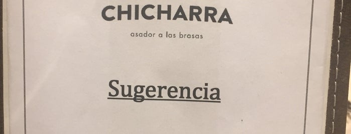 Chicharra is one of Guia Gastronomica.