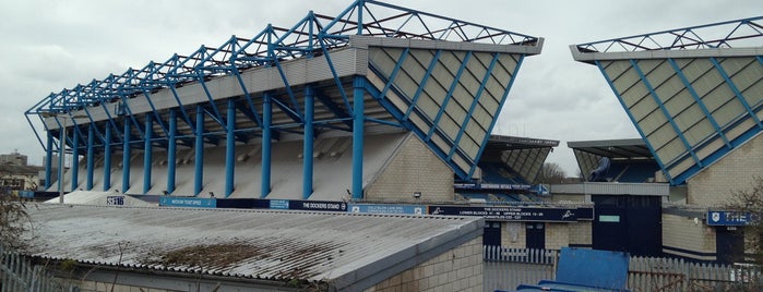 The Den is one of Football grounds in and around London.