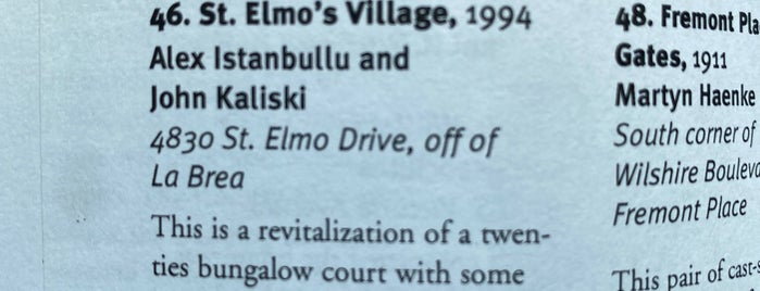 St Elmo Village is one of LA activities.