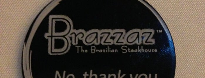 Brazzaz Brazilian Steakhouse is one of Yvonne 님이 저장한 장소.