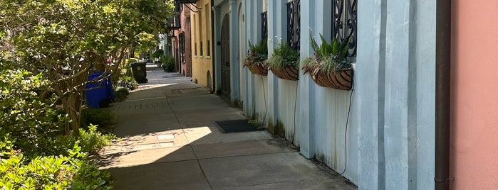 Rainbow Row is one of Charleston Bach.