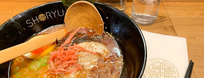 Shoryu Ramen is one of Stacyさんのお気に入りスポット.