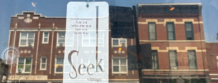 Seek Vintage Wares & Apparel is one of Chicago shopping.