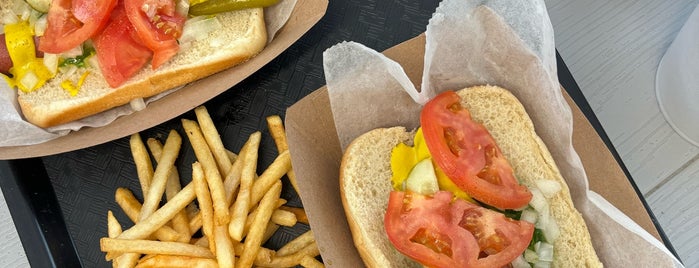 Byron's Hot Dog Haus is one of Red Hot Chicago.