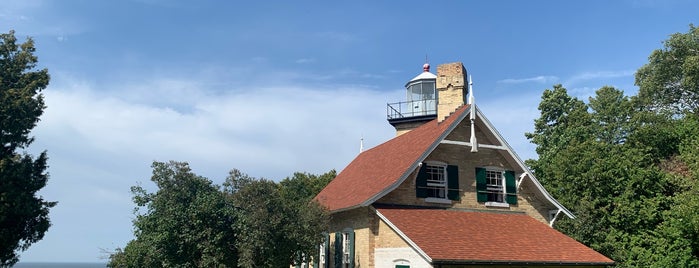 Eagle Bluff Lighthouse is one of Door County WI.