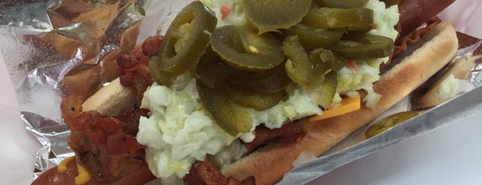 Pink's Hot Dogs is one of Stacy : понравившиеся места.