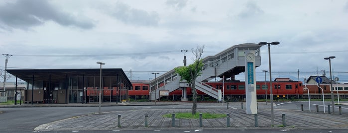 Nishi-Izumo Station is one of 山陰本線.
