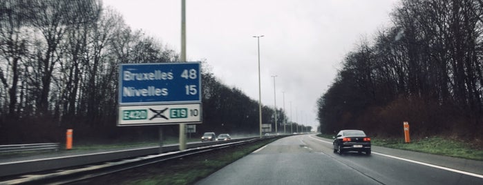 E19 x E420 - Arquennes is one of Belgium / Highways / E19.