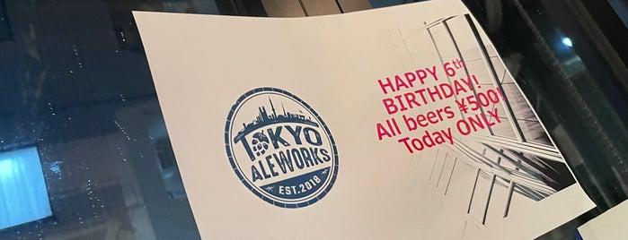 Tokyo Aleworks Taproom is one of Asia To Do.