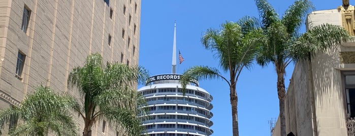 Capitol Records is one of L.A..