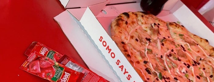 SOMO Says Pizza is one of Jeddah Rest.