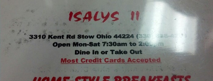 Isaly's is one of Aaron's Saved Places.