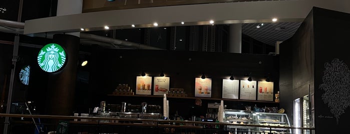 Starbucks is one of Manchester Airport.